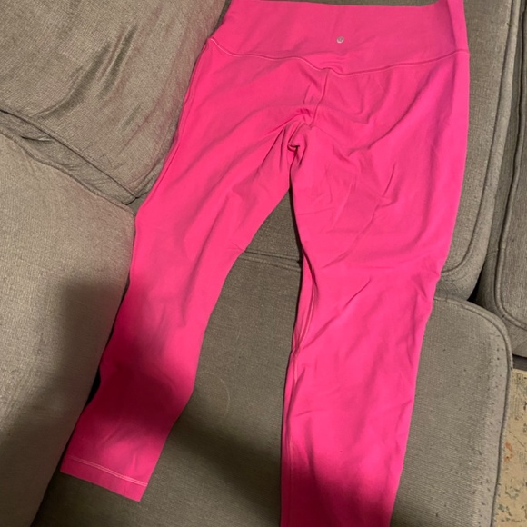 Lululemon Align High-Rise Pant 25” Sonic Pink 16 - Picture 3 of 6